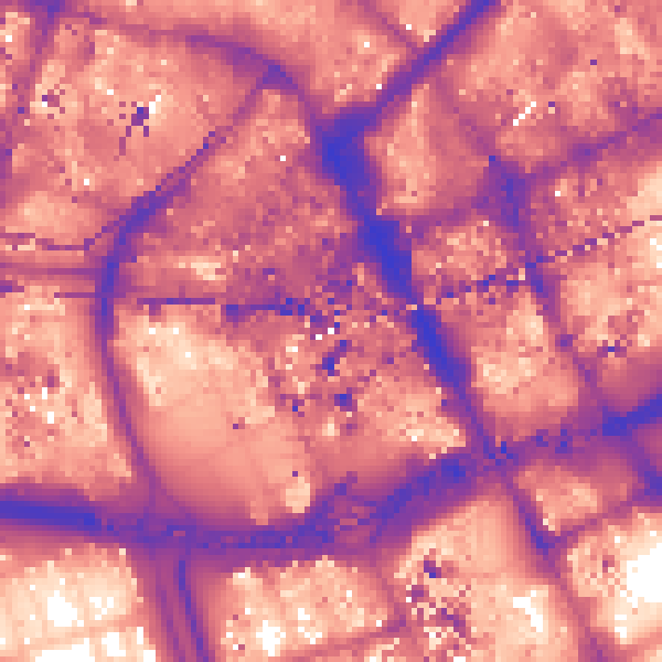 Daytime road noise heatmap for M1 5BB