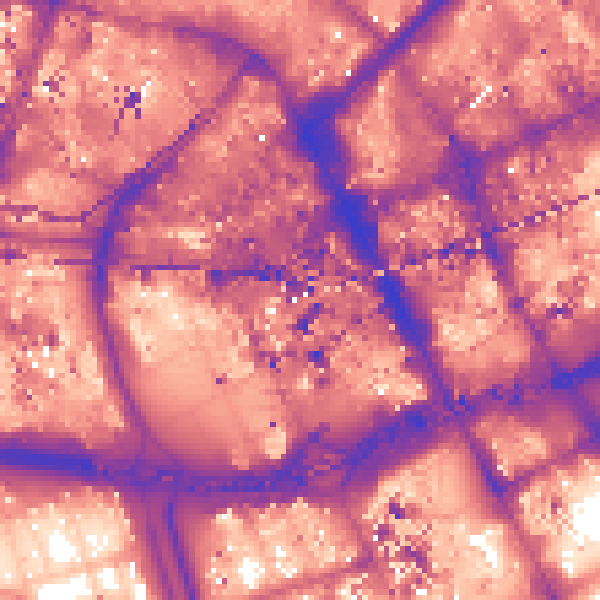Daytime road noise heatmap for M1 5BG