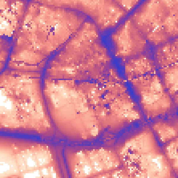 Daytime road noise heatmap for M1 5GB