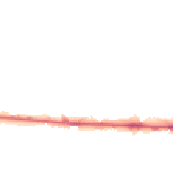 Night-time road noise heatmap for M11 1AN
