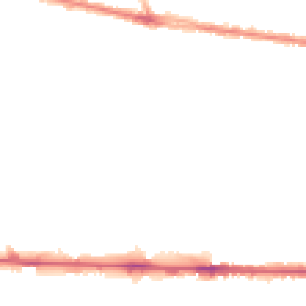 Night-time road noise heatmap for M11 1DN