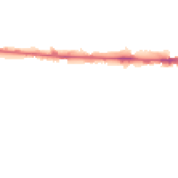 Night-time road noise heatmap for M11 2FE