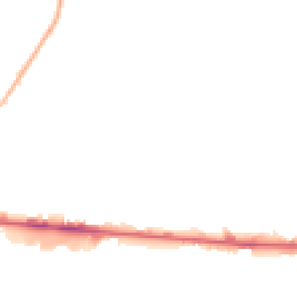 Night-time road noise heatmap for M11 2JJ