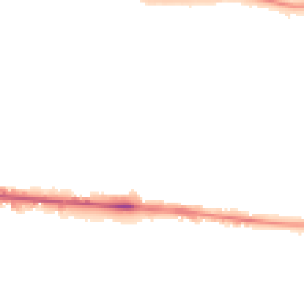 Night-time road noise heatmap for M11 3DH