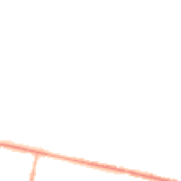 Night-time road noise heatmap for M11 4JU