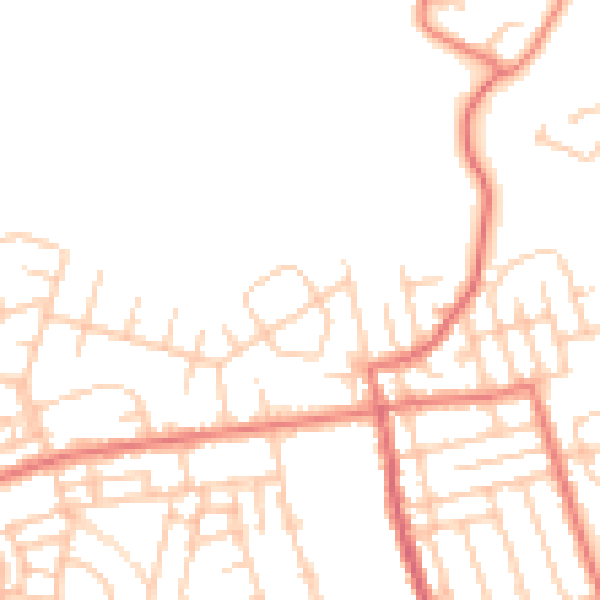 Daytime road noise heatmap for M11 4LP