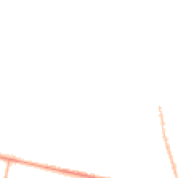 Night-time road noise heatmap for M11 4LS