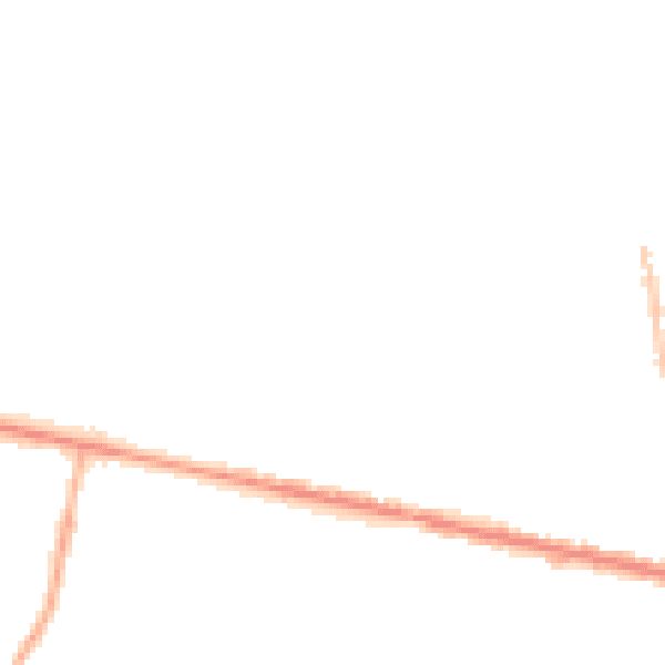 Night-time road noise heatmap for M11 4NQ