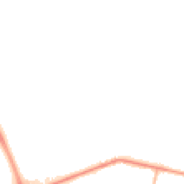 Night-time road noise heatmap for M11 4TW