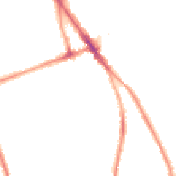 Night-time road noise heatmap for M13 0AE