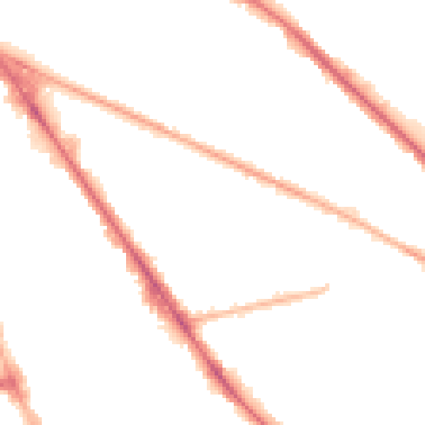 Night-time road noise heatmap for M13 0AX