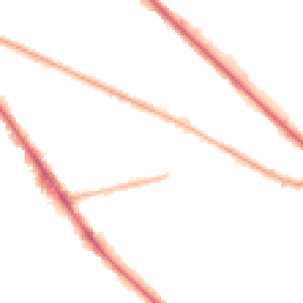 Night-time road noise heatmap for M13 0DA
