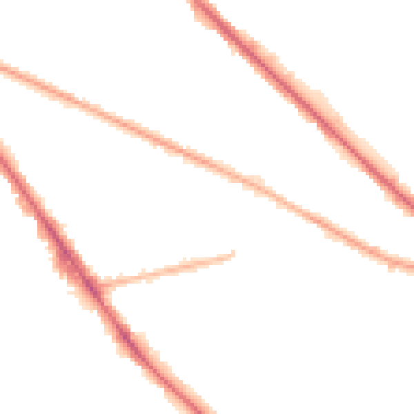 Night-time road noise heatmap for M13 0DD