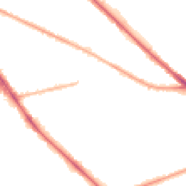 Night-time road noise heatmap for M13 0DF