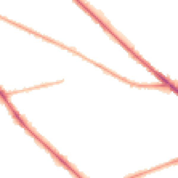 Night-time road noise heatmap for M13 0DH