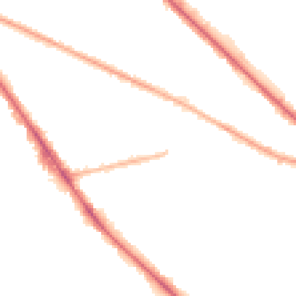 Night-time road noise heatmap for M13 0FE