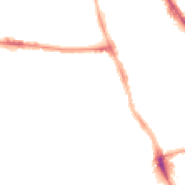 Night-time road noise heatmap for M14 4AJ