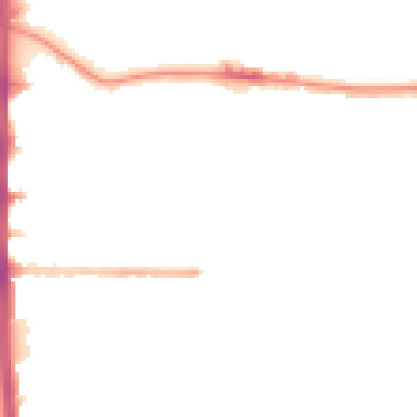 Night-time road noise heatmap for M14 4JG