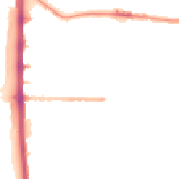 Night-time road noise heatmap for M14 4JL