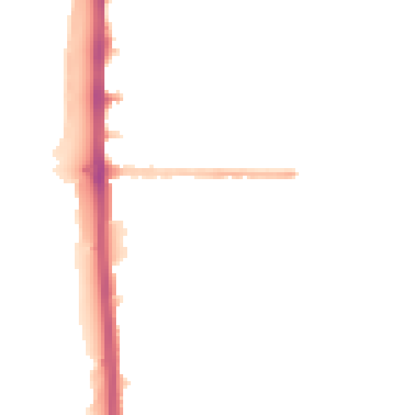 Night-time road noise heatmap for M14 4UY