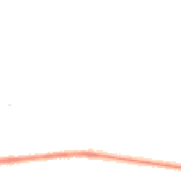 Night-time road noise heatmap for M14 7AS