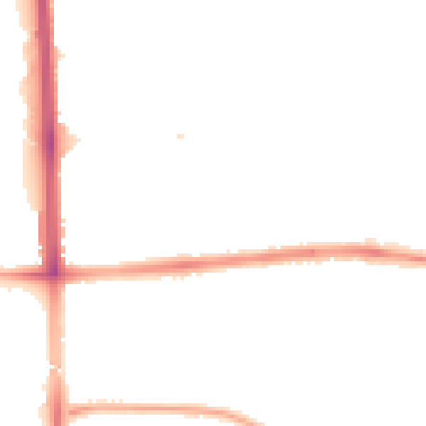 Night-time road noise heatmap for M14 7DZ
