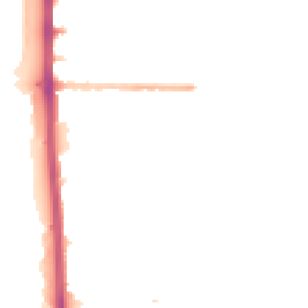 Night-time road noise heatmap for M14 7HX