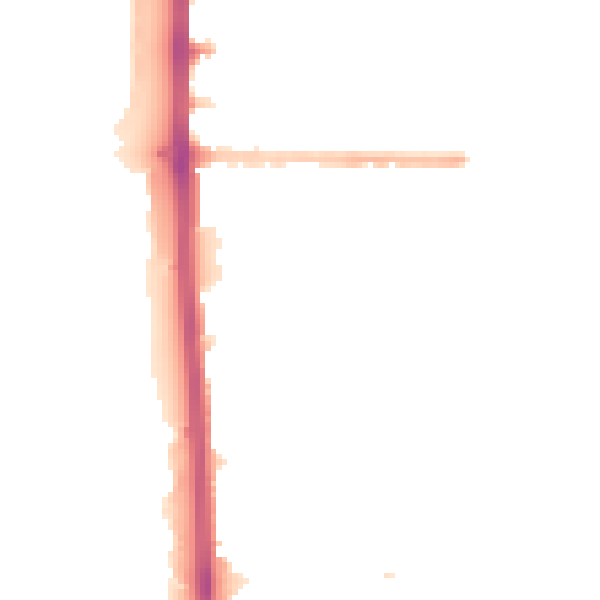 Night-time road noise heatmap for M14 7JP