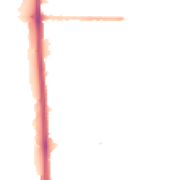 Night-time road noise heatmap for M14 7LN