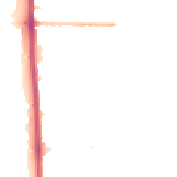 Night-time road noise heatmap for M14 7LP