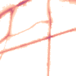 Night-time road noise heatmap for M15 4AB