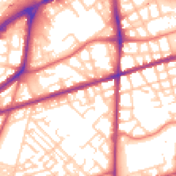 Daytime road noise heatmap for M15 4AD