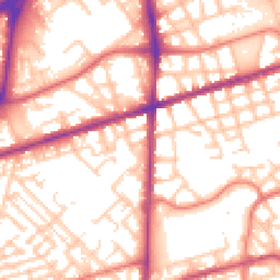 Daytime road noise heatmap for M15 4AH