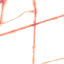 Night-time road noise heatmap for M15 4AH