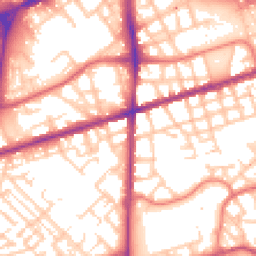 Daytime road noise heatmap for M15 4AU