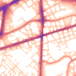 Daytime road noise heatmap for M15 4AW