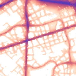 Daytime road noise heatmap for M15 4AY