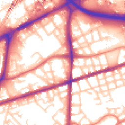 Daytime road noise heatmap for M15 4BD