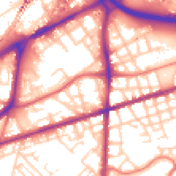 Daytime road noise heatmap for M15 4BE