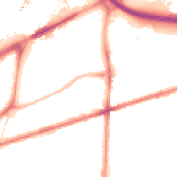 Night-time road noise heatmap for M15 4BE