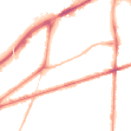 Night-time road noise heatmap for M15 4BF