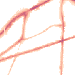 Night-time road noise heatmap for M15 4BG