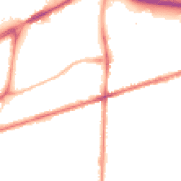 Night-time road noise heatmap for M15 4BR