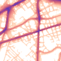 Daytime road noise heatmap for M15 4BS