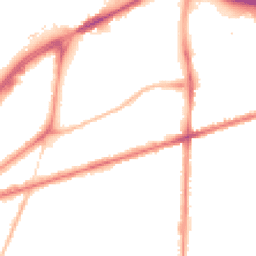 Night-time road noise heatmap for M15 4BX