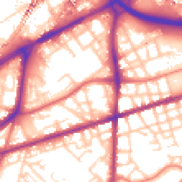 Daytime road noise heatmap for M15 4DB