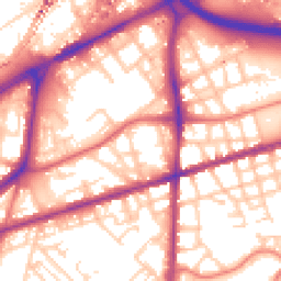 Daytime road noise heatmap for M15 4DD