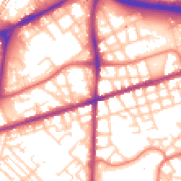 Daytime road noise heatmap for M15 4DG