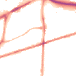 Night-time road noise heatmap for M15 4DP