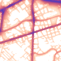Daytime road noise heatmap for M15 4DQ